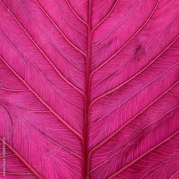 Obraz closeup pink leaves texture background