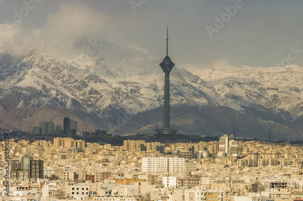 Fototapeta Teheran panoramę miasta