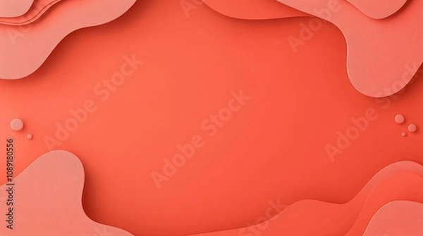 Fototapeta Subtle Light Coral Background with Soft Gradients