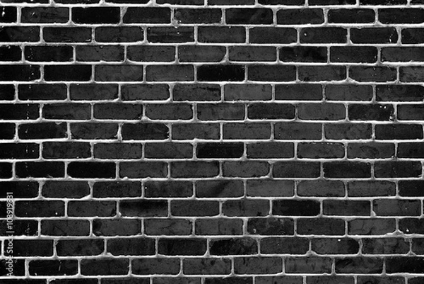 Fototapeta Brick texture with scratches and cracks