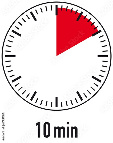 Fototapeta 10 minutes
