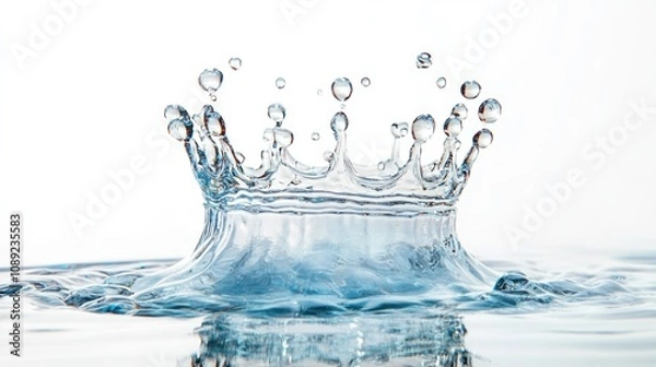Obraz Water Drop Splash Crown