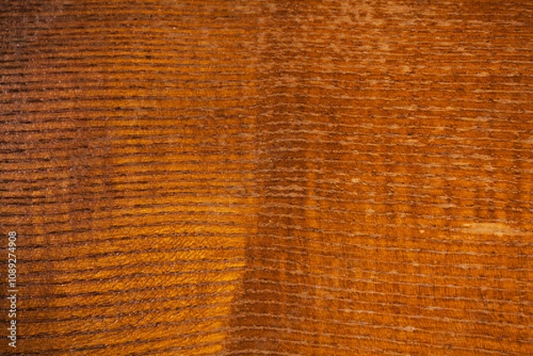 Obraz texture of old yellow wood covered with varnish