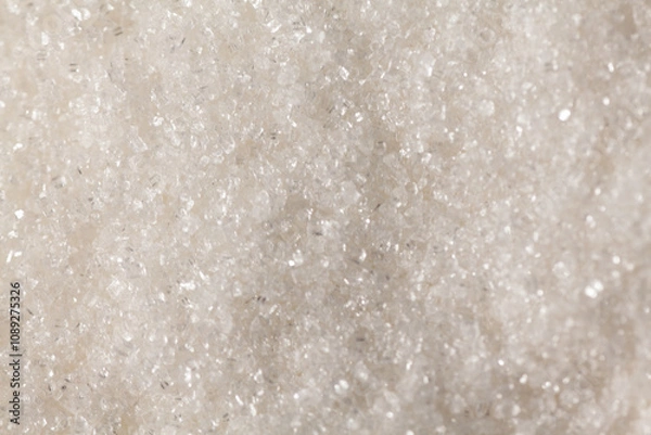 Obraz uneven texture of white granulated sugar