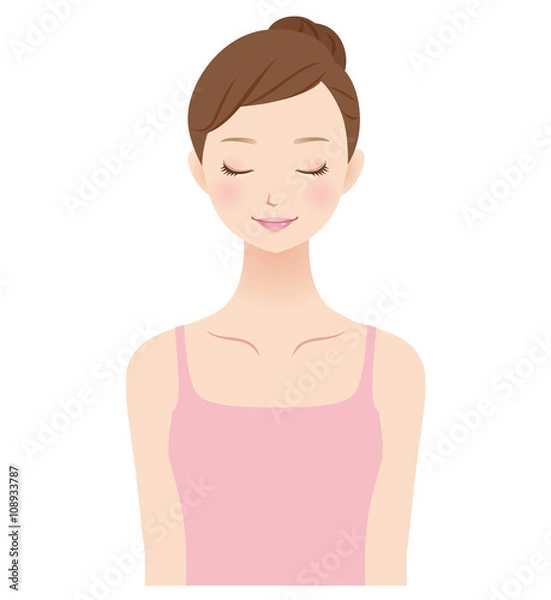 Fototapeta 女性　美容　スキンケア