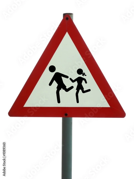 Obraz road sign - children ahead