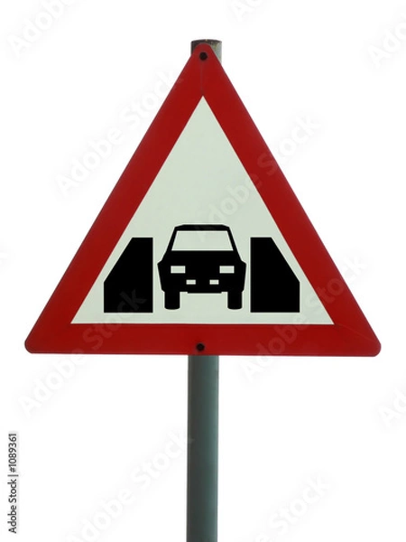 Obraz road sign - one vehicle width structure