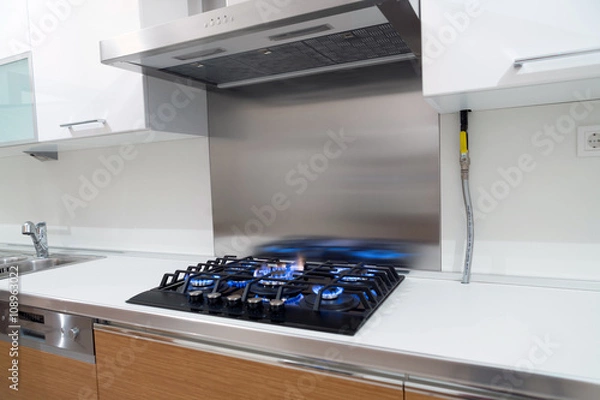 Obraz Stove in a kitchen