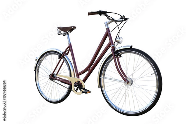 Fototapeta bicicletta bike su fondo trasparente isolato