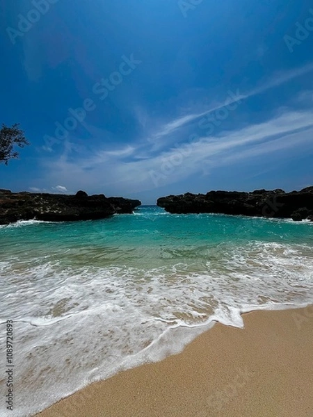 Fototapeta Beautiful Blue Beach
