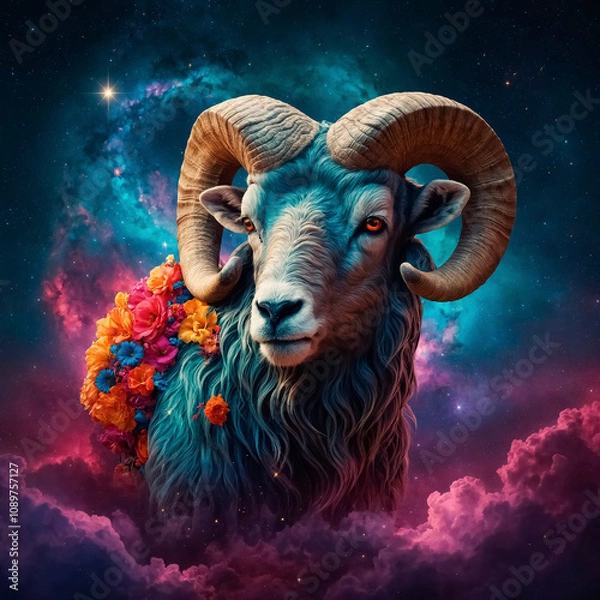 Obraz Magic zodiac sign Aries