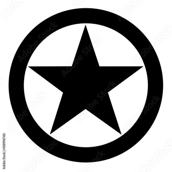 Obraz jeep star logo icon