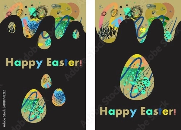 Obraz Happy easter card