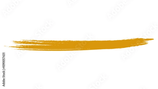 Obraz 筆で書かれた黄金色の横線