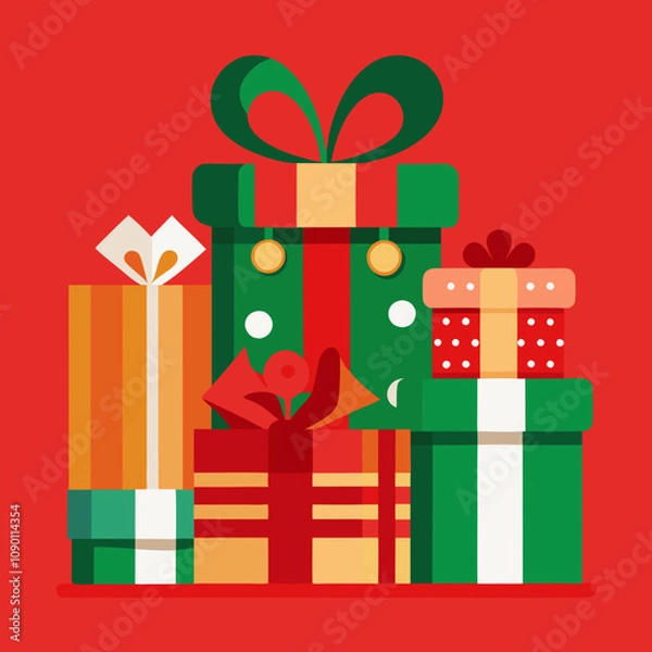 Obraz gift boxes vector illustration