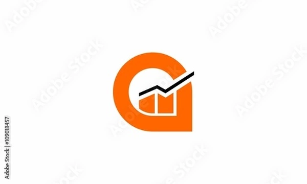 Obraz Sales Marketing Stats Logo