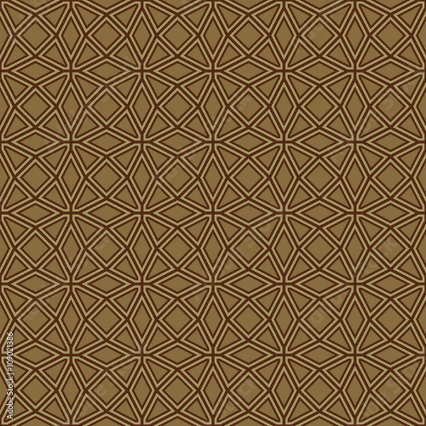 Fototapeta Geometric abstract seamless pattern.