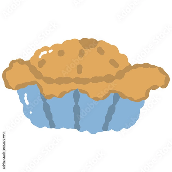Obraz pumpkin pie cartoon clip art