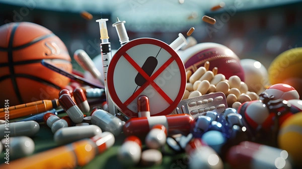 Obraz Highlighting the Issue of Performance-Enhancing Drugs in Sports