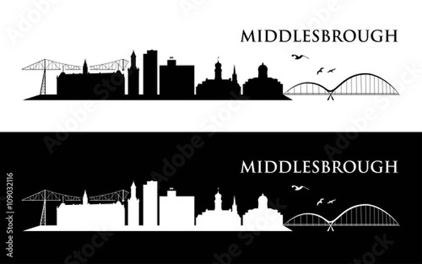 Obraz Middlesbrough skyline