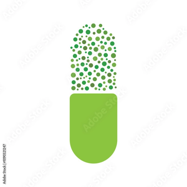 Obraz Capsule Logo Template Icon