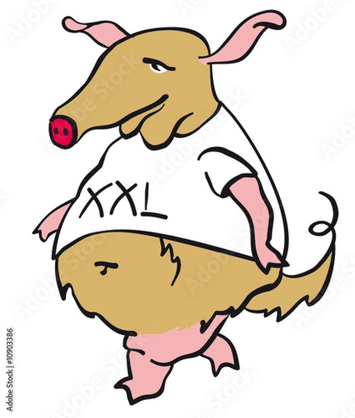 Obraz innerer Schweinehund IV