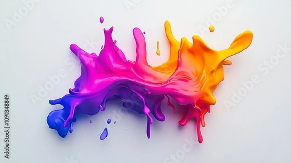 Obraz Organic Colors Inspired by Microscopic Imagery