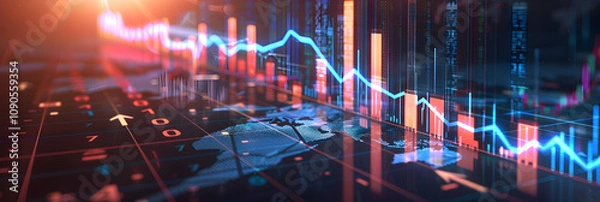 Fototapeta Quantitative Easing and its Impact on Global Stock Market over the Years