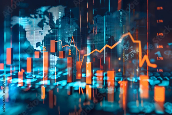 Fototapeta Quantitative Easing and its Impact on Global Stock Market over the Years