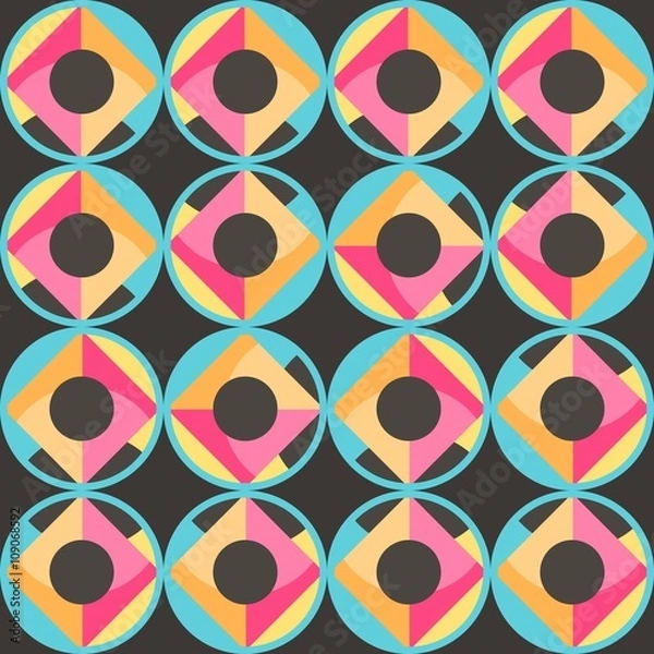 Fototapeta Seamless geometric pattern