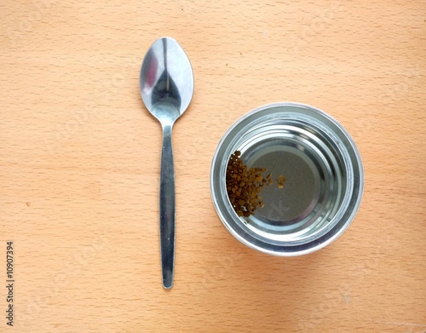 Obraz empty coffee bank