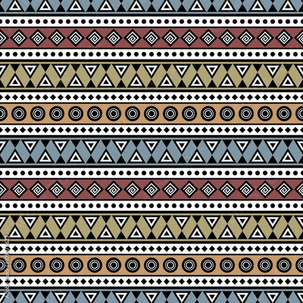 Fototapeta Seamless aztec pattern