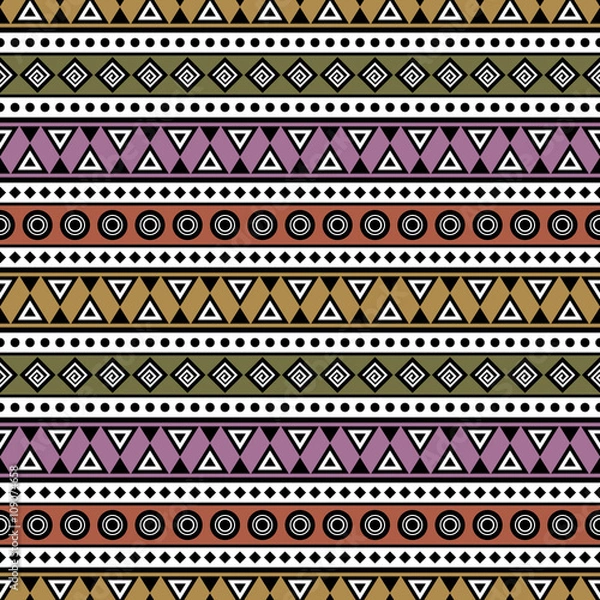 Fototapeta Seamless aztec pattern