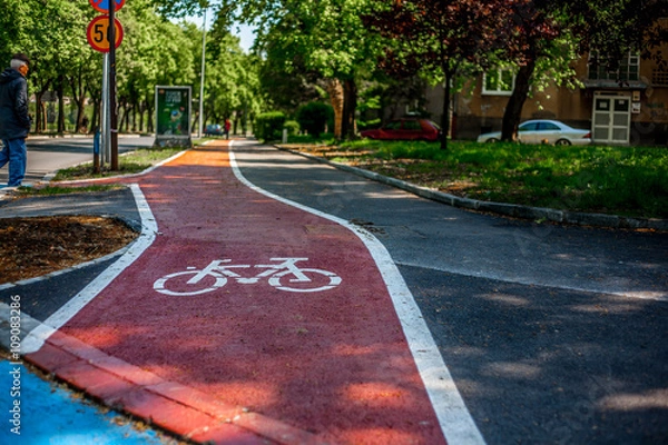 Fototapeta bicycle tracl