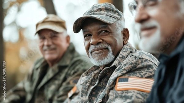 Fototapeta Fun-filled activities for veteran families, creating memorable experiences together