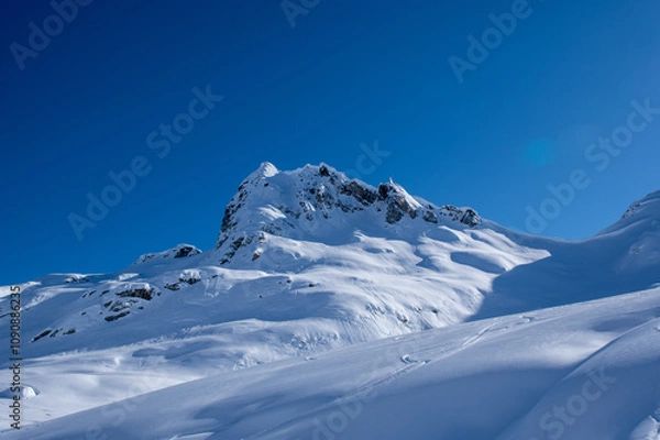 Fototapeta 雪と岩