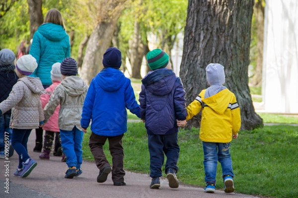 Obraz Kids at excursions