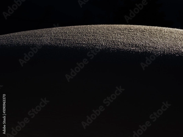 Obraz 夕日を浴びる雪の造形