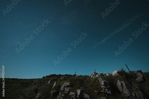 Obraz 幻想夜　天狗高原
