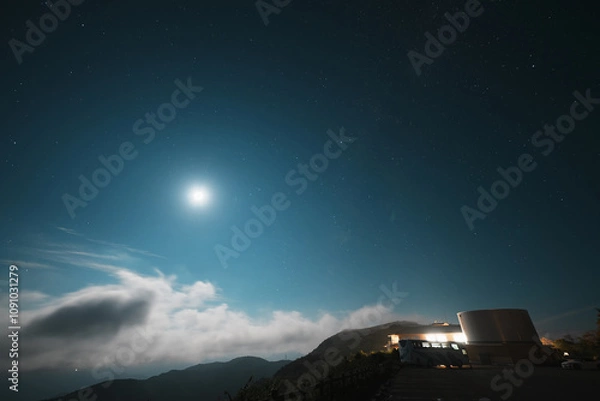 Obraz 幻想夜　天狗高原