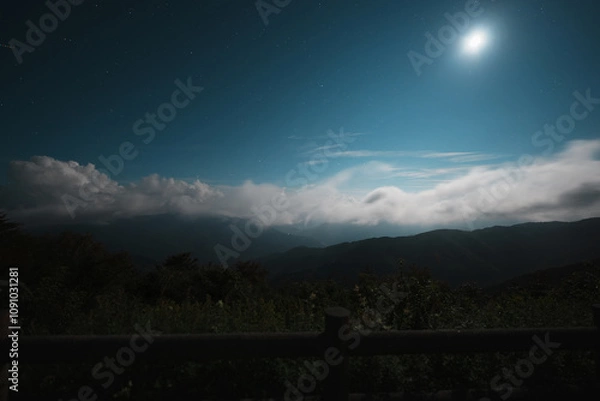 Obraz 幻想夜　天狗高原