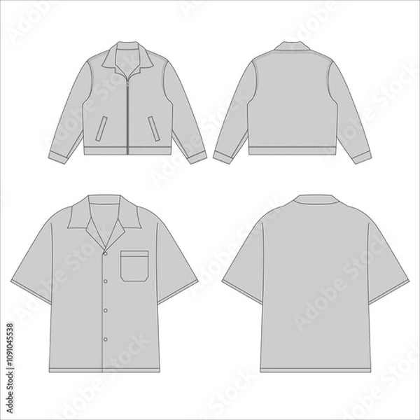 Obraz t shirt template........