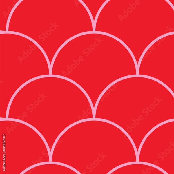 Obraz Vector seamless repeat pattern print background with timeless geometric patterns