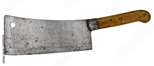 Obraz vintage tasak do mięsa