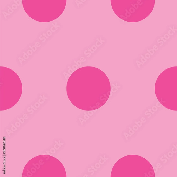 Fototapeta Vector seamless repeat pattern print background with geometric patterns