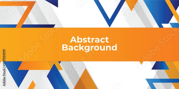 Obraz triangles abstract geometric background 