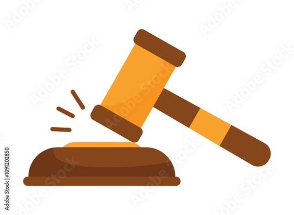 Obraz judge wooden gavel