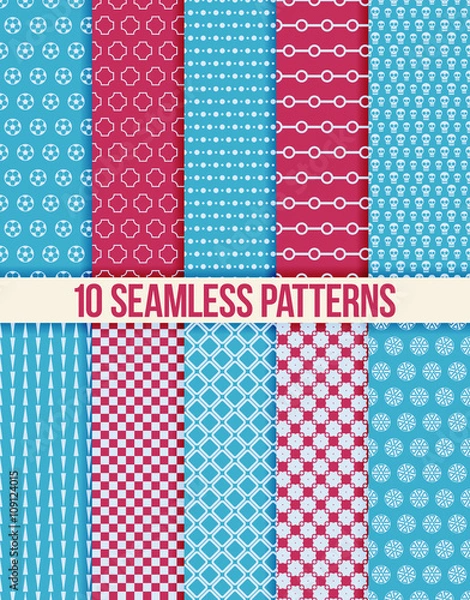 Fototapeta Seamless pattern. Vector background