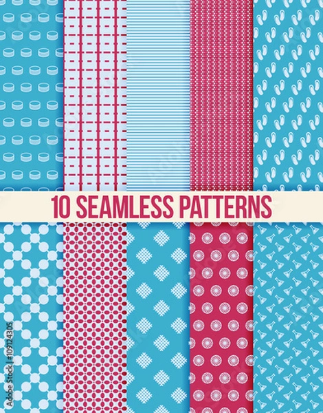 Fototapeta Seamless pattern. Vector background