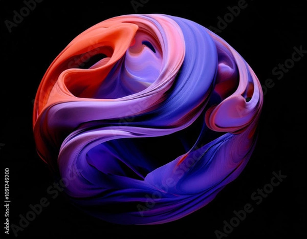 Fototapeta Gradient Sphere Background